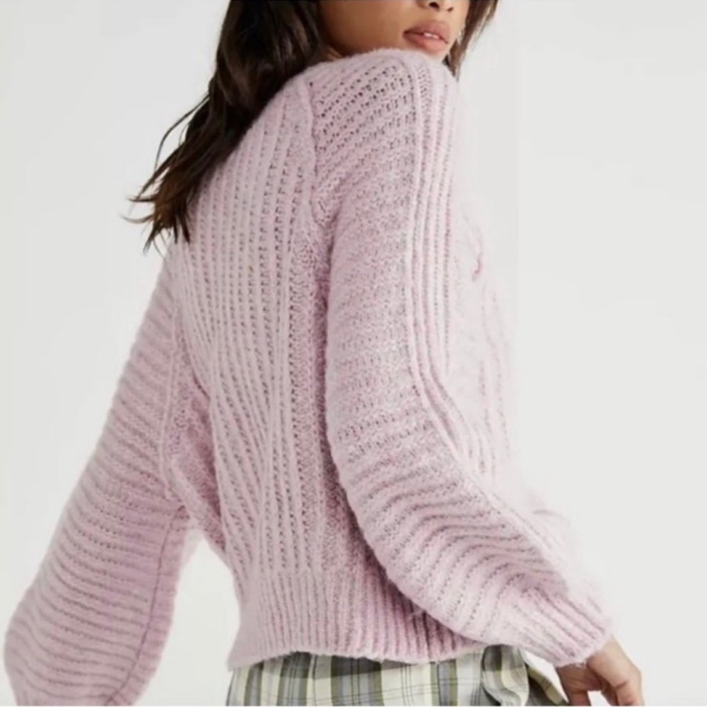 Free People CARTER PULLOVER SWEATER SIZE MEDIUM - Picture 4 of 14